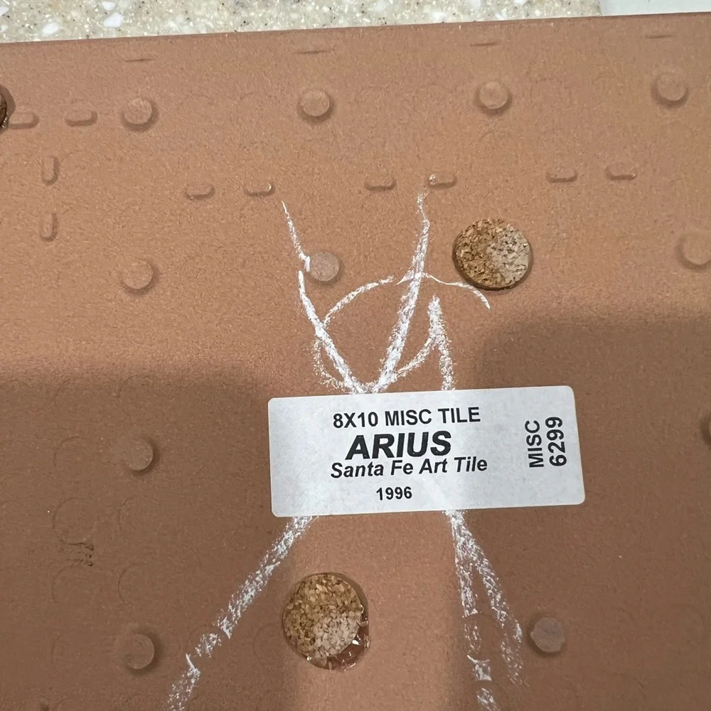 A Rius Art Pottery Tile New Orleans - Picture 2 of 2